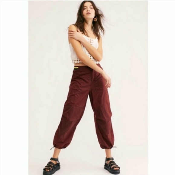 NWT Free People Mahogoney Ripple Sport Pants - Picture 4 of 15